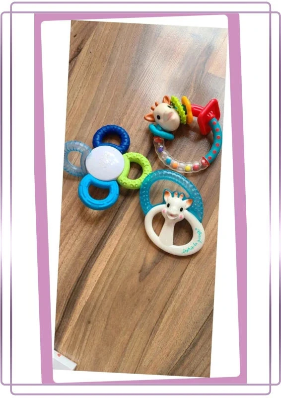 Lot d'anneaux de dentition